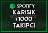 ❤️⭐️Spotify 1.000 Takipçi - Garantili⭐️❤️