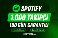 Spotify 1000 Takipçi Garantili 180 gün garantili