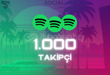 Spotify 1.000 Takipçi - Garantili