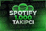 SPOTİFY 1.000 TAKİPÇİ |HIZLI|KALİTELİ|