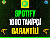 ⭐️☘️Spotify 1000 Takipçi/Playlist❤️Garanti❤️