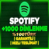 ⚡ Spotify 1000 türk izlenme⚡
