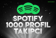 Spotify +1000 Takipçi / Garantili
