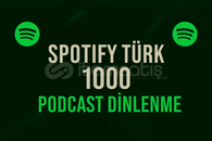 Spotify +1000 Türk Podcast Dinlenme | Garantili