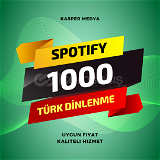 Spotify 1000 Türk Premium Dinlenme