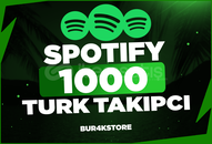 ⚡Spotify⚡1000 Türk takipçi[KALİTELİ]