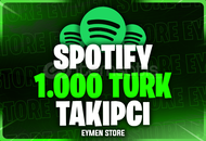 ⭐ Spotify 1000 Türk Takipçi