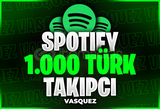 ⭐ Spotify +1000 Türk Takipçi ⭐