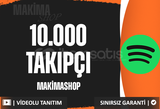 ⭐️☘️Spotify 10000 Takipçi ❤️Garanti❤️