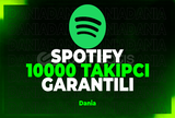 Spotify 10000 Takipçi | Garantili