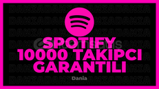 Spotify 10000 Takipçi | Garantili