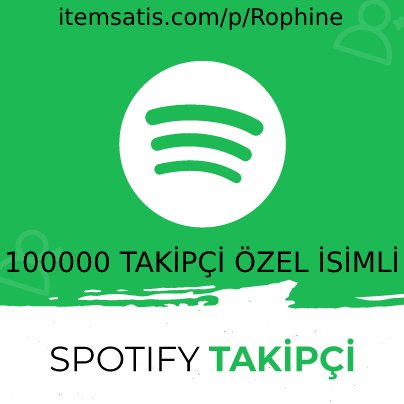 Spotify 100000 Profil / Playlist Takipçi / Özel