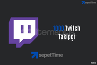 Twitch 1000x Takipçi | Hızlı Teslim ⭐