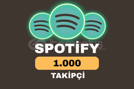 SPOTİFY 1000 ADET TAKİPÇi