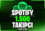 ⭐ Spotify 1500 Takipçi