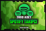 Spotify 2000 Profil / Playlist Takipçi