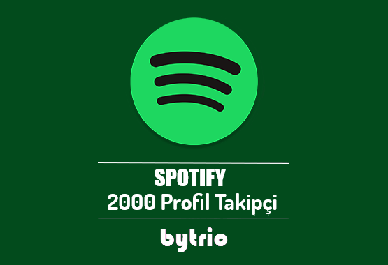 Spotify 2000 Profil Takipçi / Anlık / Düşüş Yok