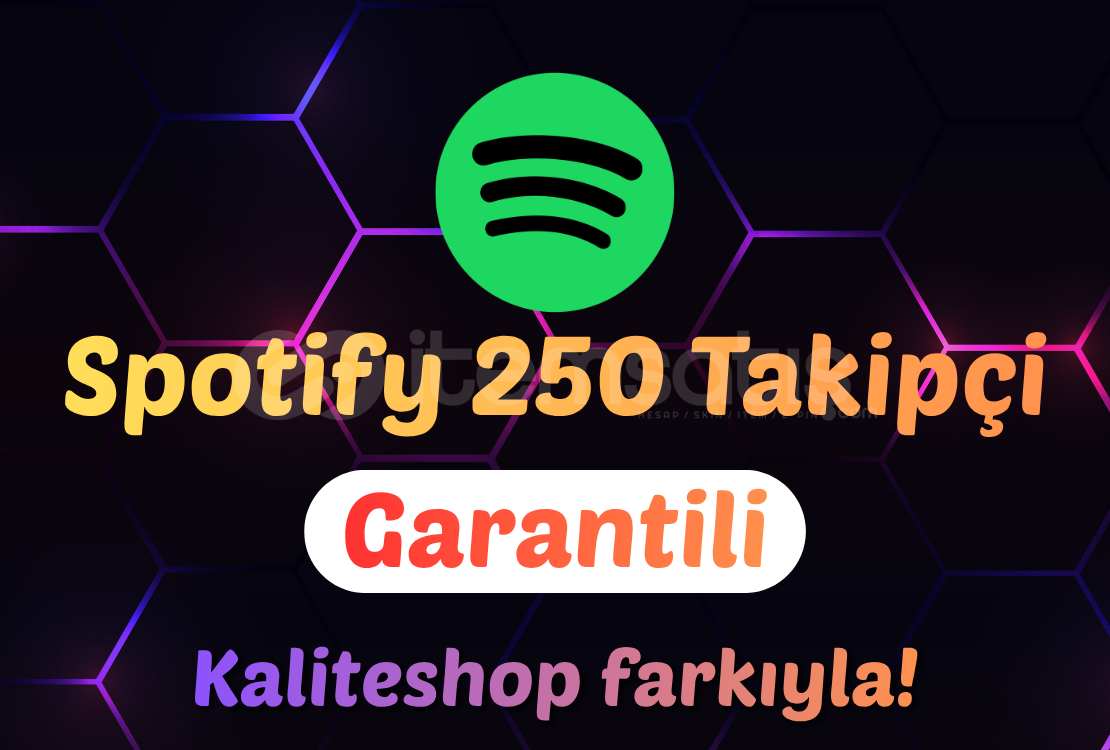Spotify 250 Takipçi Paketi! Spotify 250 Takipçi Paketi!