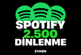 ⭐ Spotify +2500 Dinlenme ⭐