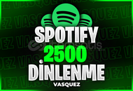 ⭐ Spotify +2500 Dinlenme ⭐