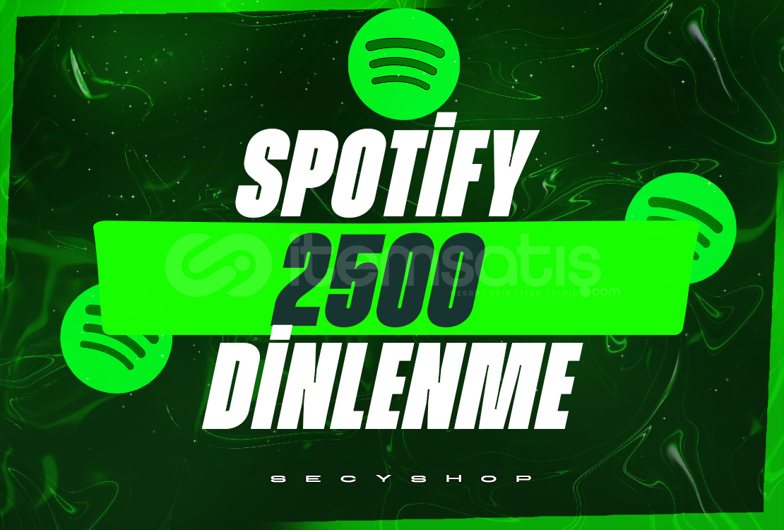 ⭐SPOTİFY 2500 DİNLENME⭐ ⭐SPOTİFY 2500 DİNLENME⭐