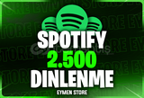 ⭐ Spotify 2500 Dinlenme