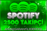 ⚡SPOTIFY 2500 TAKİPÇİ |ANLIK|GARANTİLİ|GERÇEK