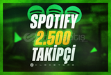 Spotify | 2500 Takipçi + Garantili