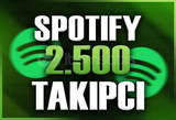 Spotify | 2500 Takipçi + Garantili