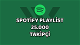 Spotify 25000 Playlist Takipçi