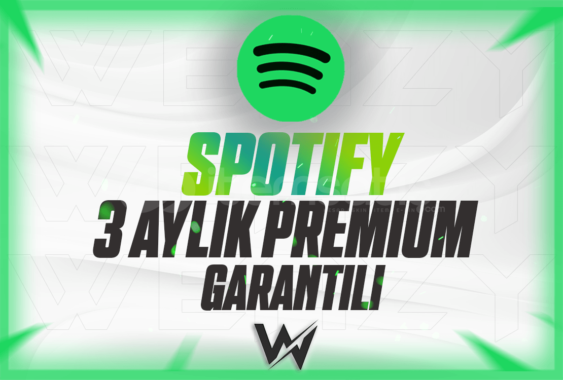 SPOTİFY 3 AYLIK PREMIUM GARANTILI SPOTİFY 3 AYLIK PREMIUM GARANTILI