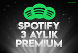 Spotify 3 Aylık Premium Hesap / Özel 