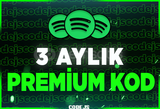 ⭐️ SPOTIFY 3 AYLIK PREMIUM KOD - HESABINIZA ⭐️