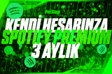 Spotify 3 Aylık Premium-Sizin hesabınıza