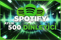 ⭐ Spotify 500 Aylık Dinleyici ⭐