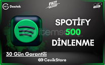 ⭐Spotify 500 Global Dinlenme [Garanti]⭐