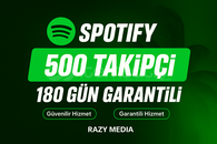 Spotify 500 Takipçi Garantili 180 gün garantili