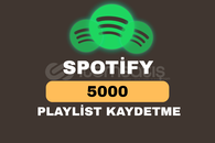 SPOTİFY 5000 ADET PLAYLİST KAYDETME/TAKİPÇİ