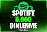 ⭐ Spotify 5000 Dinlenme