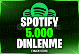 ⭐ Spotify 5000 Dinlenme ⭐