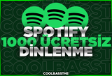 Spotify 1000 Gerçek & Kaliteli Dinlenme