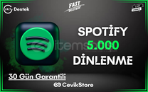 ⭐Spotify 5.000 Global Dinlenme [Garanti]⭐