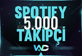 Spotify 5000 Profil/Playlist Takipçi