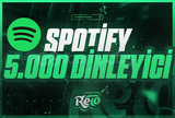 Spotify 5.000 Şarkı Dinleyici