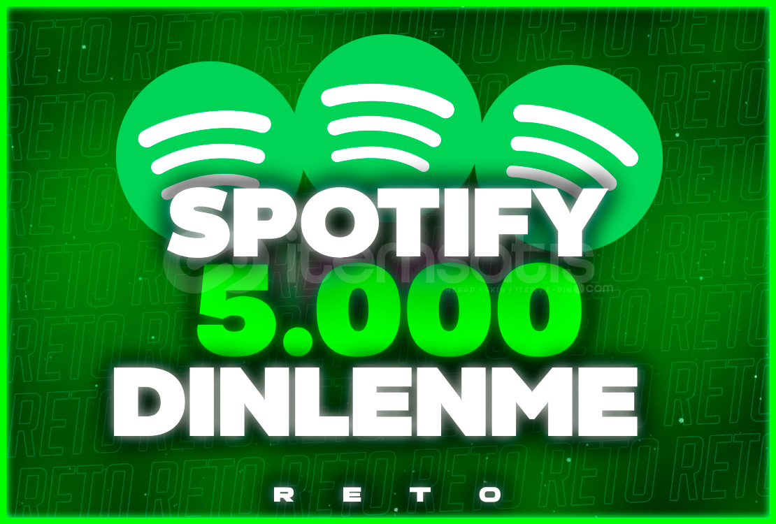 Spotify 5.000 Şarkı Dinleyici Spotify 5.000 Şarkı Dinleyici