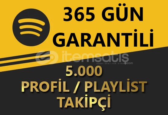 SPOTİFY 5.000 TAKİPÇİ | GARANTİLİ | SPOTİFY 5.000 TAKİPÇİ | GARANTİLİ |