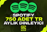✨Spotify 750 Aylık Türk Dinleyici!