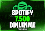 ⭐ Spotify 7500 Dinlenme ⭐