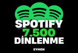 ⭐ Spotify +7500 Dinlenme ⭐