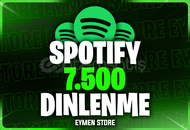 ⭐ Spotify 7500 Dinlenme